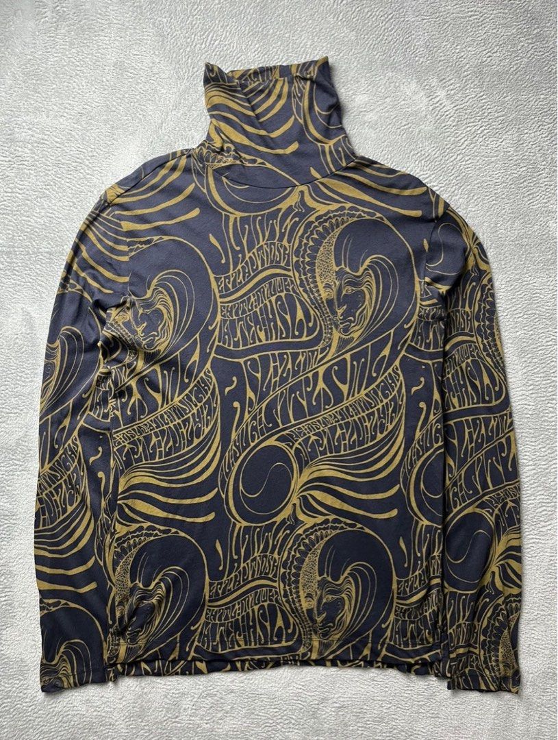 Dries van noten - AW16/17 psychedelic turtleneck (Category: Tshirts & Polo Shirts ) located in Makati City. Submitted by _m3tamorphosis (Listing ID 1436585605, Image 1). Description: Dries van noten - AW16/17 psychedelic turtleneck Size medium Condition: 9/10 Width: 20 Length: 28 Shoulders: 18 Sleeves: 26.2 7000 + SF makati area courier j&t delivery lalamove.