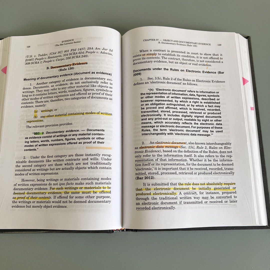Evidence (Riano, 2016) (Category: Textbooks) located in Quezon City. Submitted by lucky.girlll (Listing ID 1436566709, Image 3). Description: .