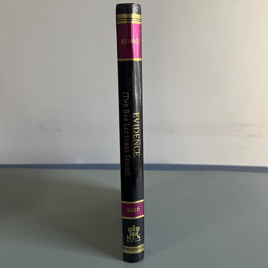 Evidence (Riano, 2016) (Category: Textbooks) located in Quezon City. Submitted by lucky.girlll (Listing ID 1436566709, Image 2). Description: .