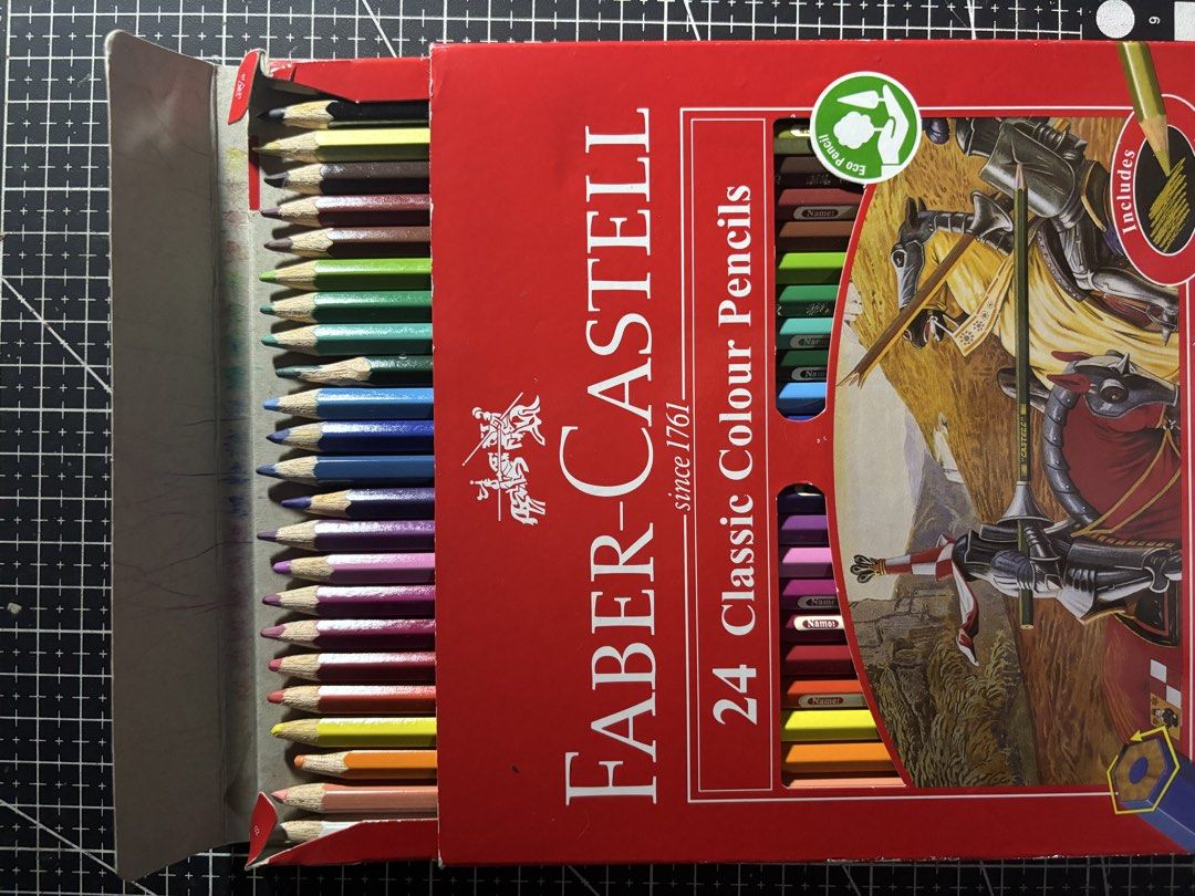 Faber Castle 24 classic color pencil (Category: Stationery & School Supplies) located in Manila. Submitted by colleslaw (Listing ID 1436504270, Image 2). Description: Lightly used. RSF: decluttering.