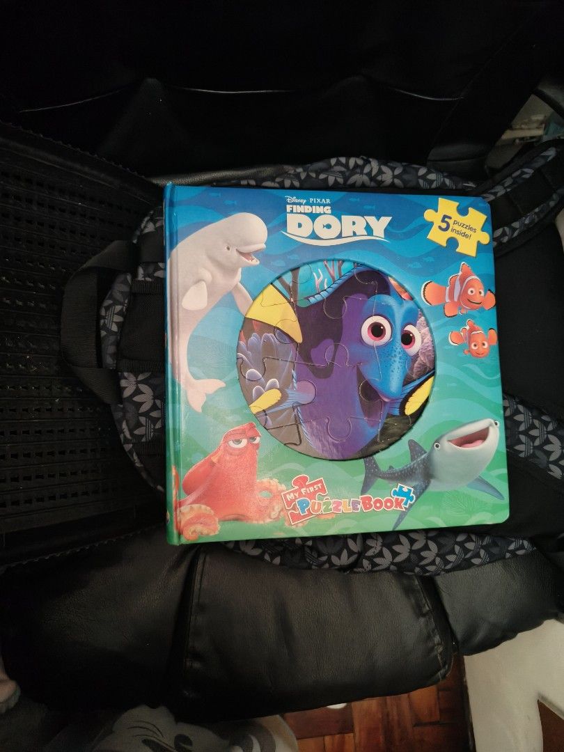 Finding Dory/Nemo Puzzle Book for toddlers and kids (Category: Children's Books) located in Santa Rosa. Submitted by authenticsforless (Listing ID 1436495357, Image 1). Description: complete puzzle, minor signs of usage.