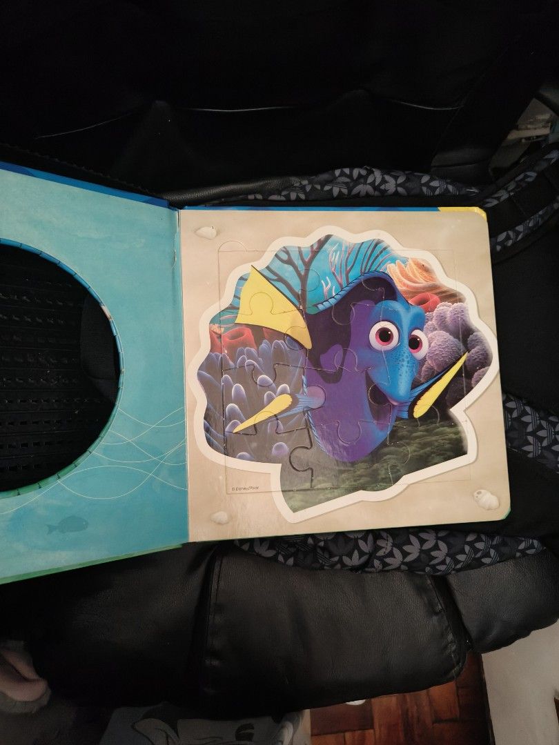 Finding Dory/Nemo Puzzle Book for toddlers and kids (Category: Children's Books) located in Santa Rosa. Submitted by authenticsforless (Listing ID 1436495357, Image 2). Description: complete puzzle, minor signs of usage.