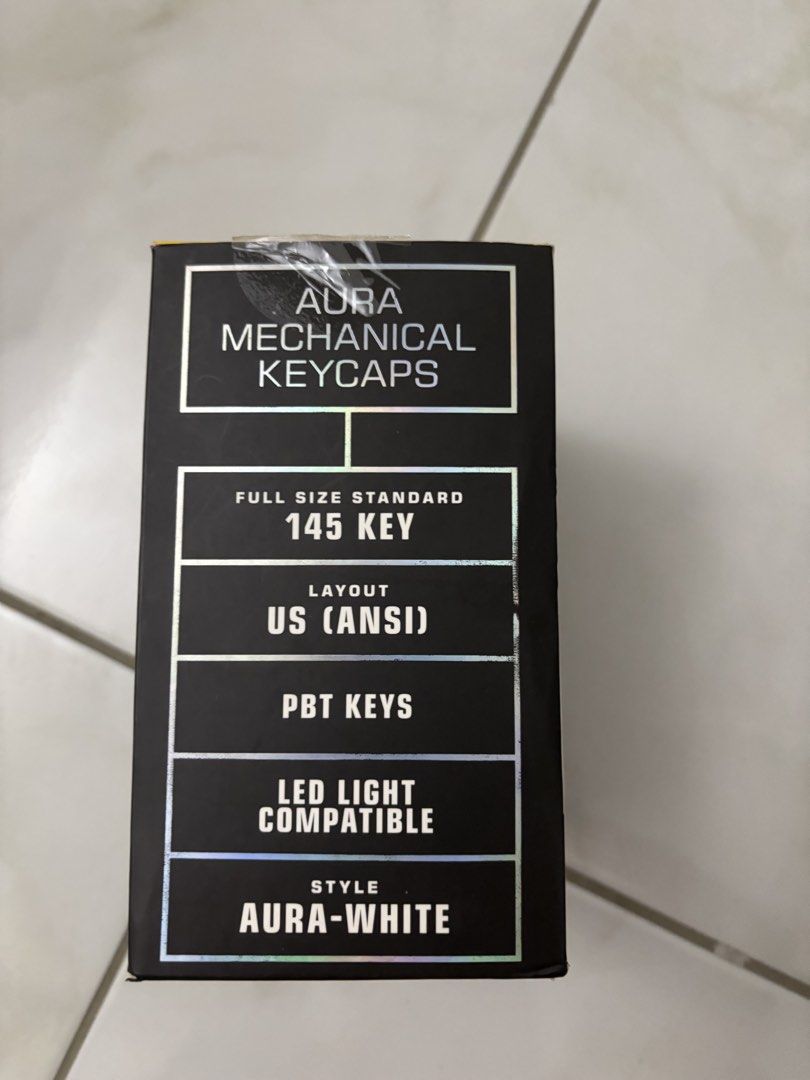 Glorious Aura Mechanical Keycaps - Full 145-Key Set (Category: Computer Keyboard) located in Manila. Submitted by wynx02 (Listing ID 1436644093, Image 2). Description: - Glorious Aura Mechanical Keycaps - 145-key set - US (ANSI) layout - Made of durable PBT plastic - LED light compatible - Transparent legends for backlit keyboards - Compatible with MX style stems - Fits GMMK 2 & GMMK PRO keyboards.