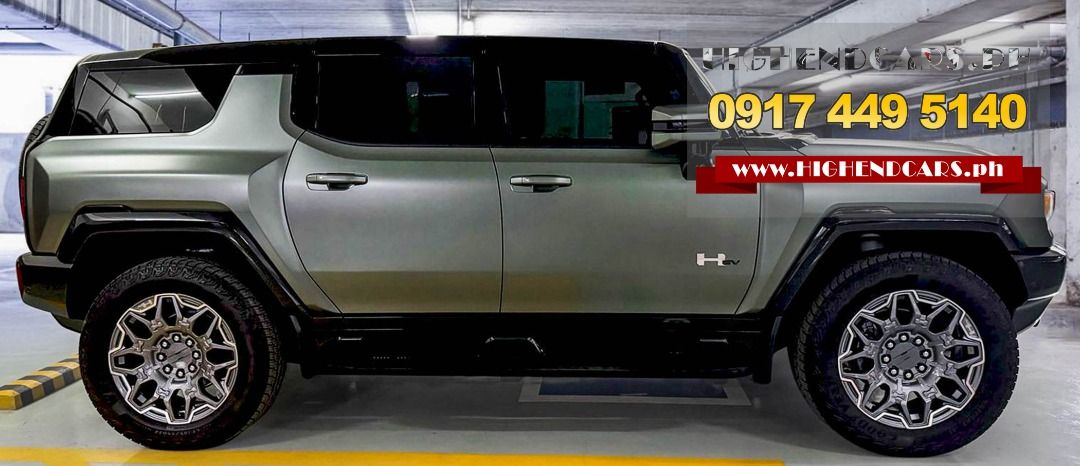 GMC Hummer EV SUV 2025 Auto (Category: New Cars) located in Manila. Submitted by highendcars (Listing ID 1436599363, Image 3). Description: 2025 GMC HUMMER EV SUV CALL: 0917-449-5140 WWW.HIGHENDCARS.PH Good as Brand New Permanent Magnet Synchronous Motors (electric) All‑electric, 1‑speed direct drive Four‑wheel drive (e4WD) Mileage: 400 Kms only Ready Stock HIGHENDCARS.PH -- For every journey, there’s a car Sales / Indent Order/ Trade-in / Parts 