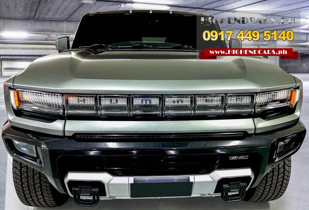 GMC Hummer EV SUV 2025 Auto (Category: New Cars) located in Manila. Submitted by highendcars (Listing ID 1436599363, Image 2). Description: 2025 GMC HUMMER EV SUV CALL: 0917-449-5140 WWW.HIGHENDCARS.PH Good as Brand New Permanent Magnet Synchronous Motors (electric) All‑electric, 1‑speed direct drive Four‑wheel drive (e4WD) Mileage: 400 Kms only Ready Stock HIGHENDCARS.PH -- For every journey, there’s a car Sales / Indent Order/ Trade-in / Parts 