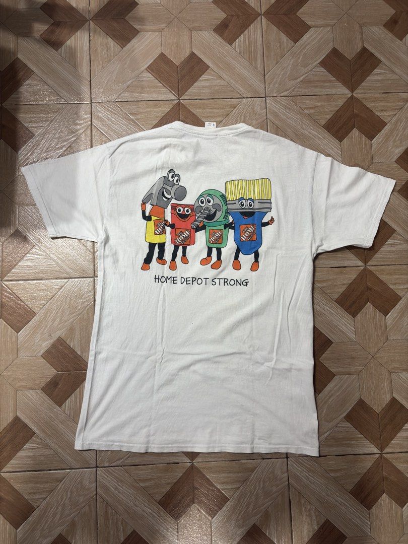 Home Depot Fruit of the Loom T-shirt (Category: Tshirts & Polo Shirts ) located in Naga. Submitted by mtthwvrsz (Listing ID 1436587158, Image 3). Description: - Home Depot t-shirt - Size: Medium (19x28) .
