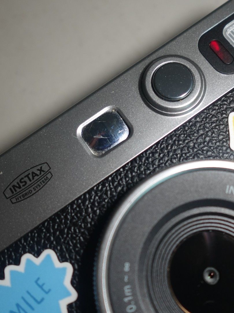 Instax Mini Evo (Category: Cameras) located in Alburquerque. Submitted by mksn_things (Listing ID 1436524216, Image 3). Description: Instax Mini Evo Includes - Box - Charger - 16gb SD card - Instax camera strap - FREE leather case and strap BATTERY DAMAGED - Only turns on for a few seconds then automatically shuts down - Needs replacement Some scratches in the mirror. Screen is internally dirty, does not affect performance/photo quality though. I