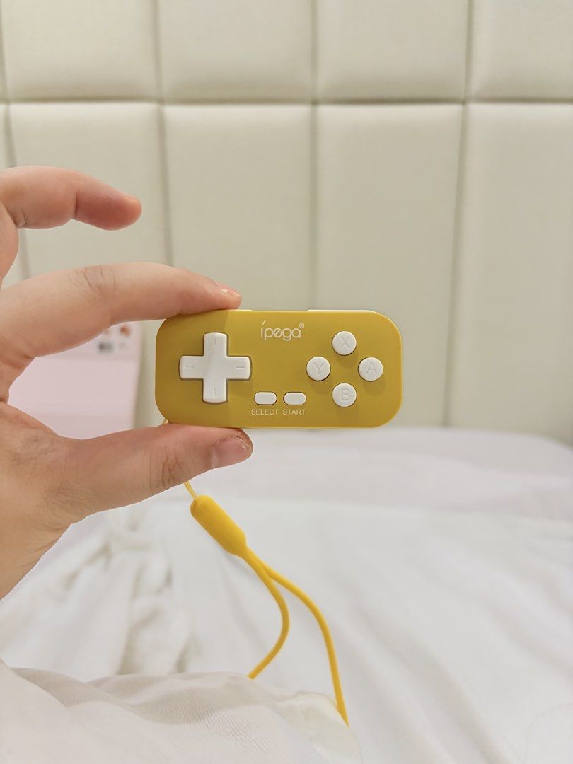 Ipega Mini Gamepad For N-Switch/N-Switch Lite/Android/Windows/P3 (PG-9193A) (Category: Controllers) located in Taguig. Submitted by crelscozynook (Listing ID 1346186745, Image 1). Description: IPEGA Mini Gamepad/Controller (Brand New, Sealed) Available in colors blue and yellow Compatible with Nintendo Switch, Android, Windows, P3 Description EASY TO CARRY AND CUTE! Immerse in a new game style with these features of the mini gamepad: 1. This cont