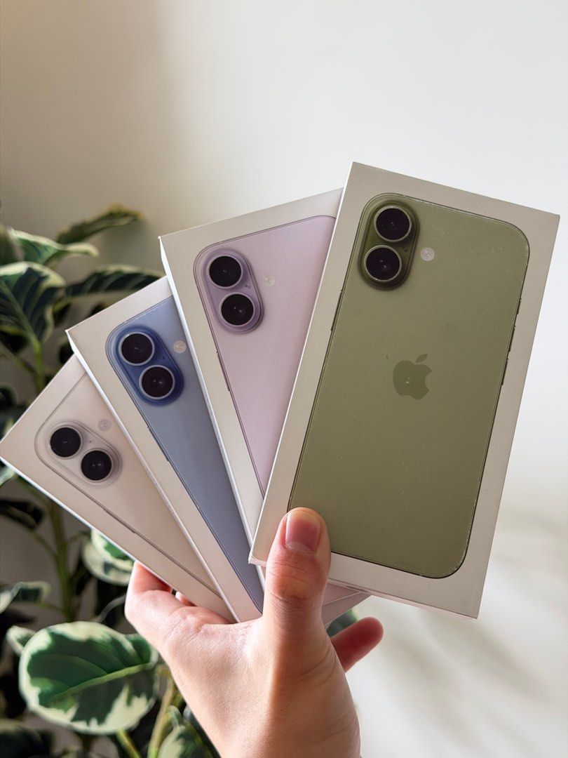 (Category: iPhone 17 Series) located in Kuala Lumpur. Submitted by luis_gadget99 (Listing ID 1436508579, Image 1). Description: BRANDNEW LAVENDER XANA SAGE AS BLUE AS WHITE AS.