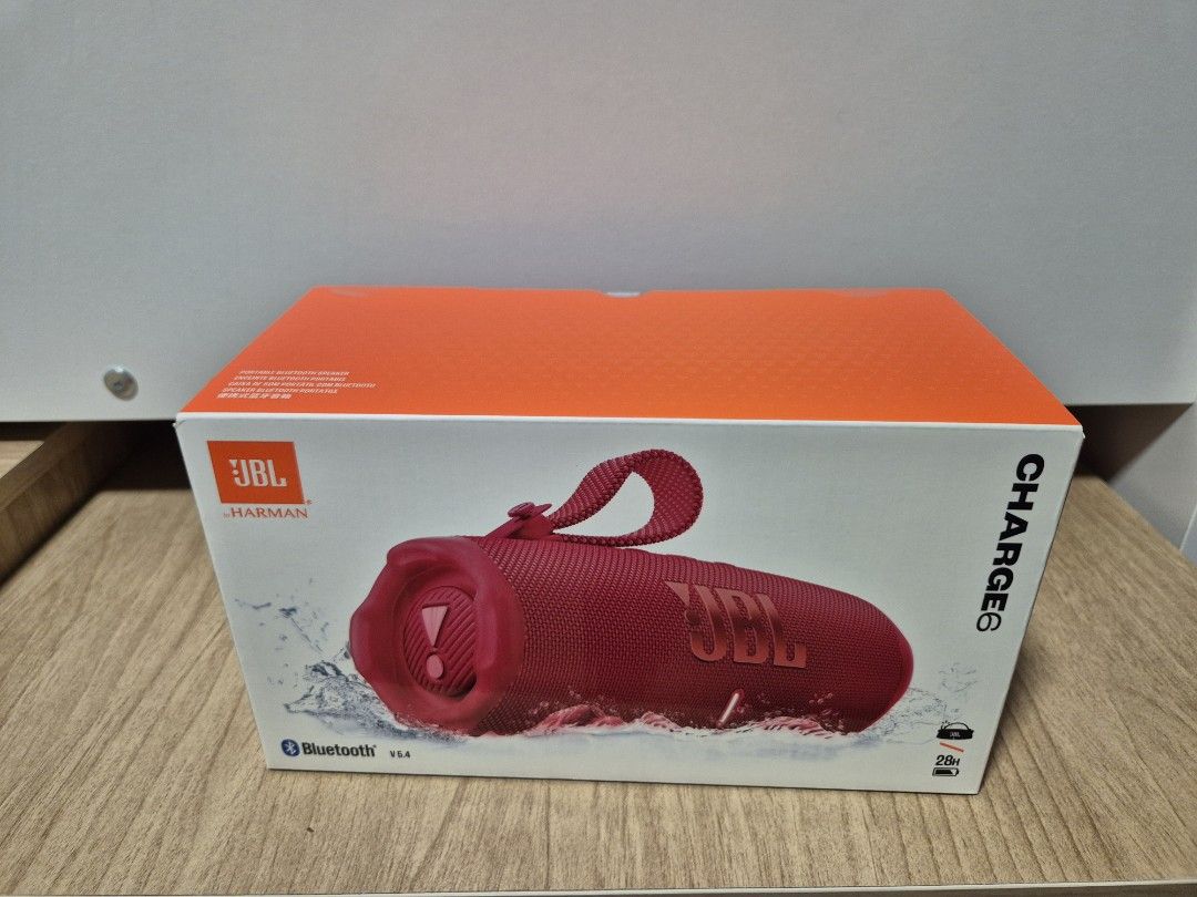 JBL Charge 6 Bluetooth Speaker - Red448040861938503680