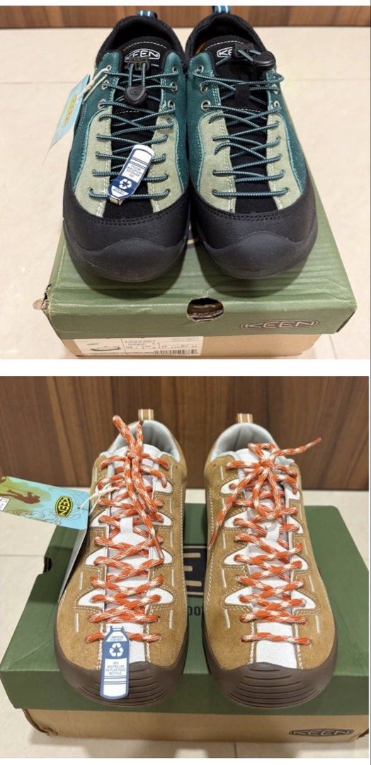 Keen Jasper Chipmunk/ Birch (updated on 7 May 26) (Category: Casual shoes) located in Singapore. Submitted by tgxtoon (Listing ID 1207125067, Image 1). Description: Keen Jasper Chipmunk/ Birch size US 7 Keen Jasper Rock SP size US 6 Self collect at my place or top up for delivery. .