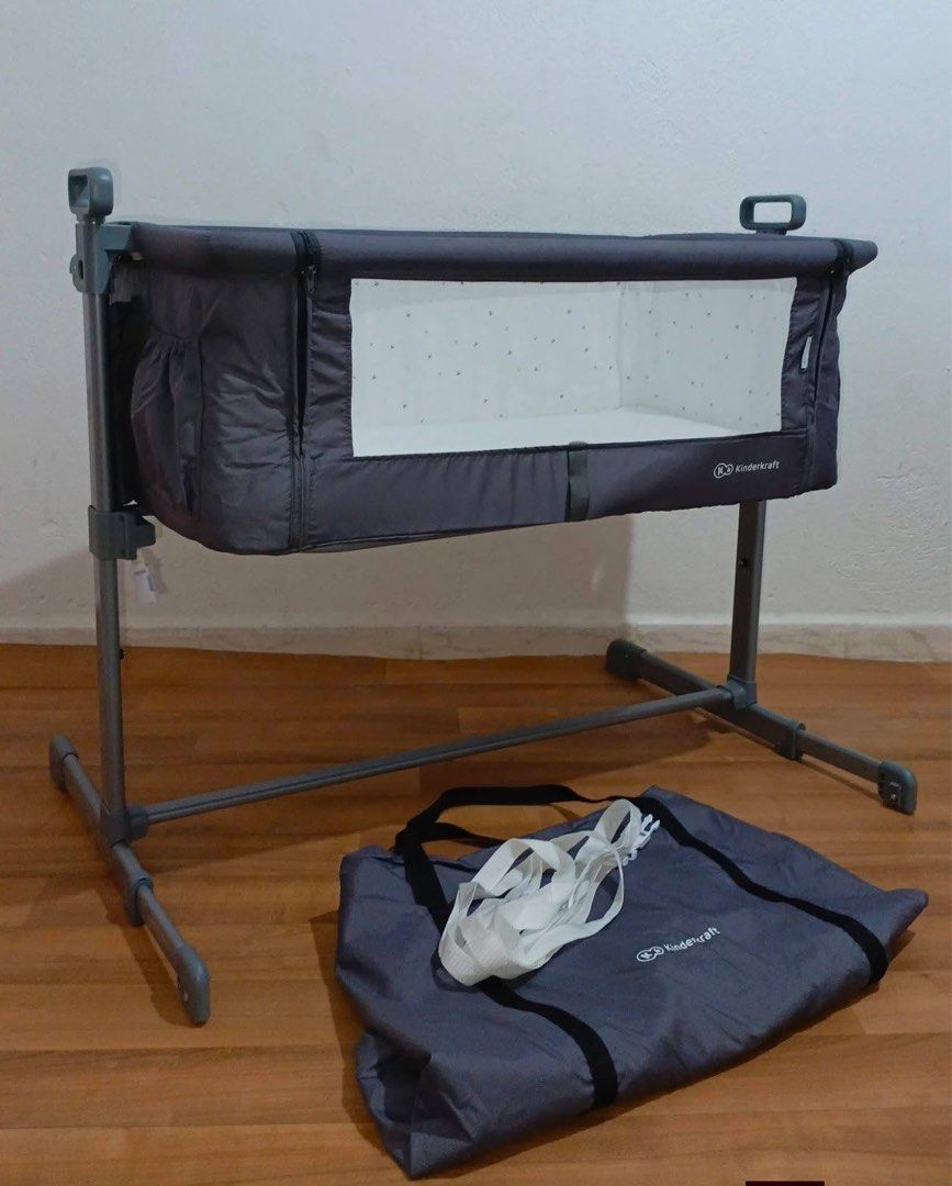Kinderkraft NESTE UP bassinet (Category: Cots & Cribs) located in Quezon City. Submitted by shenellbb (Listing ID 1430812905, Image 3). Description: Used for a month only. :) after that we do co sleeping now. 7 months pp :).