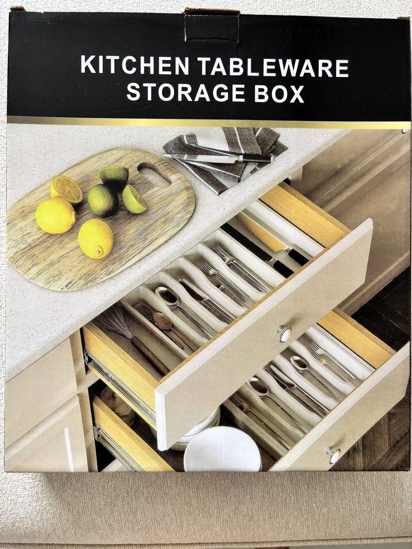 Kitchen Tableware Storage Box - Extendable Design447522295461324800