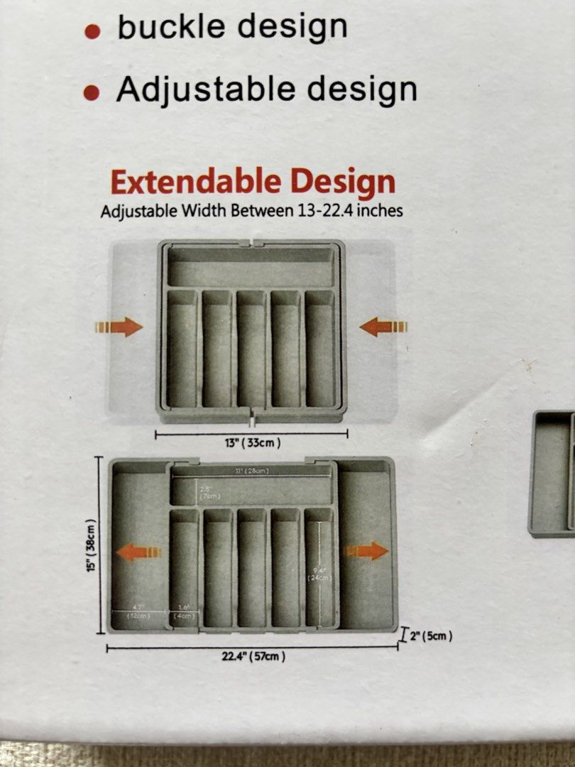 Kitchen Tableware Storage Box - Extendable Design447522295461324802