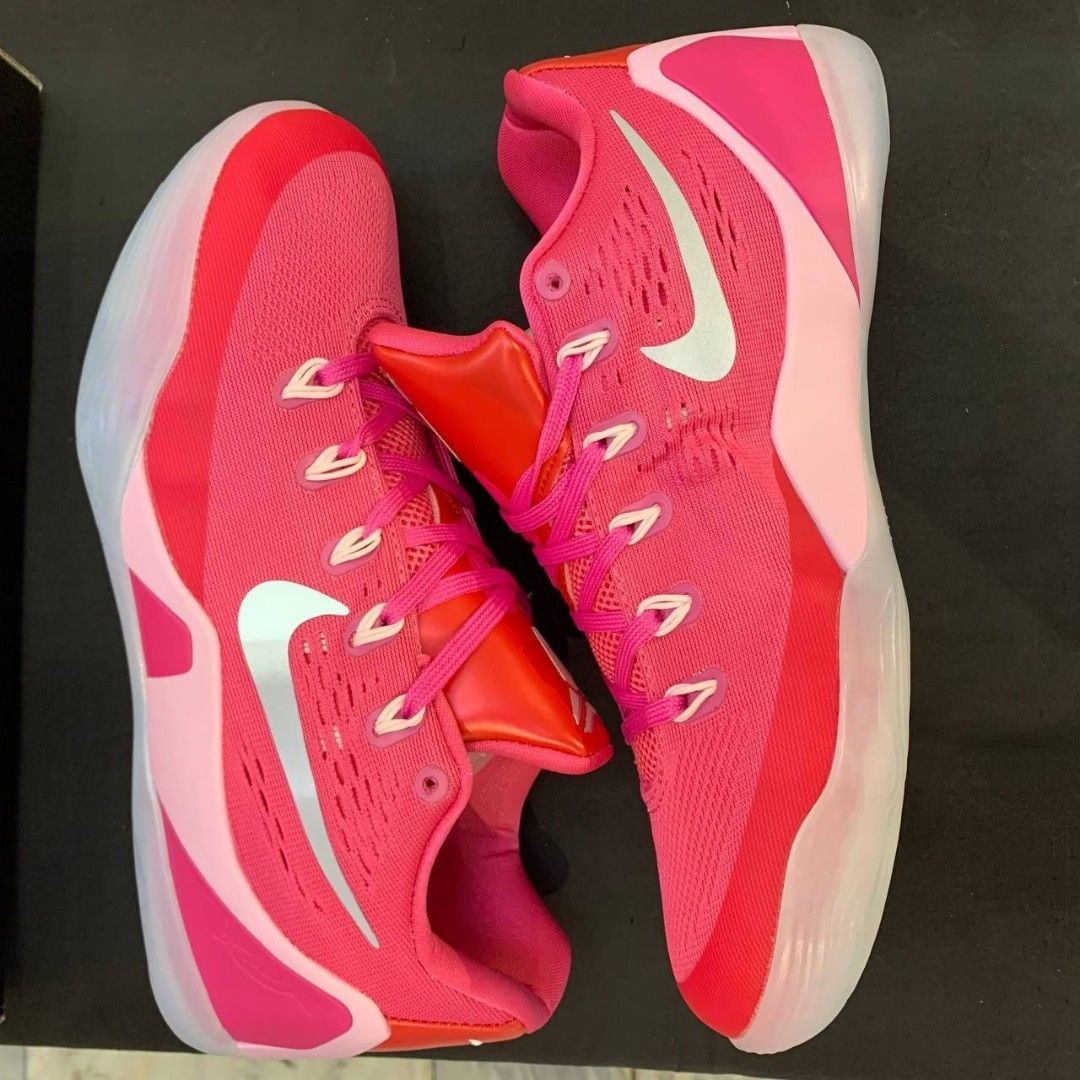 Kobe 9 (Category: Sneakers) located in Manila. Submitted by magicmike08 (Listing ID 1436475400, Image 3). Description: Kobe 9 Think Pink Brand new • sizes - men 41-45 (euro based) • with box • with free socks & paperbag (if avail) Dm to order.