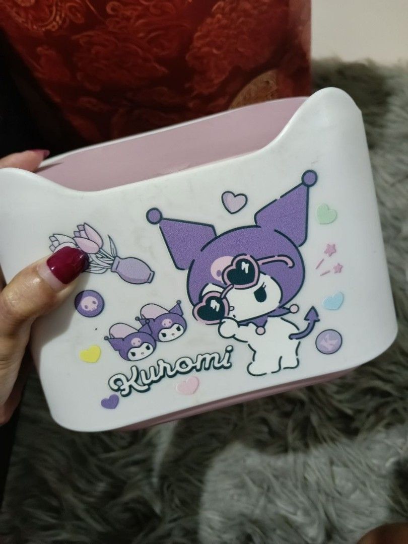 Kuromi Storage Box/Dust Bin447389474855987200