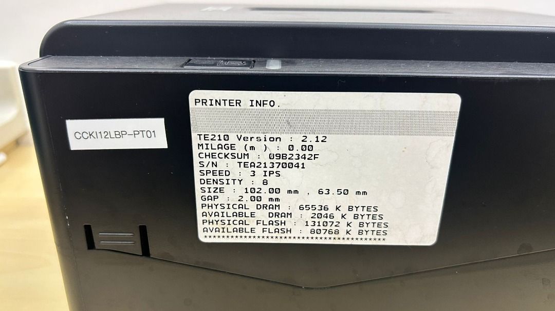 Label Printer TSC TE210447346851133542401