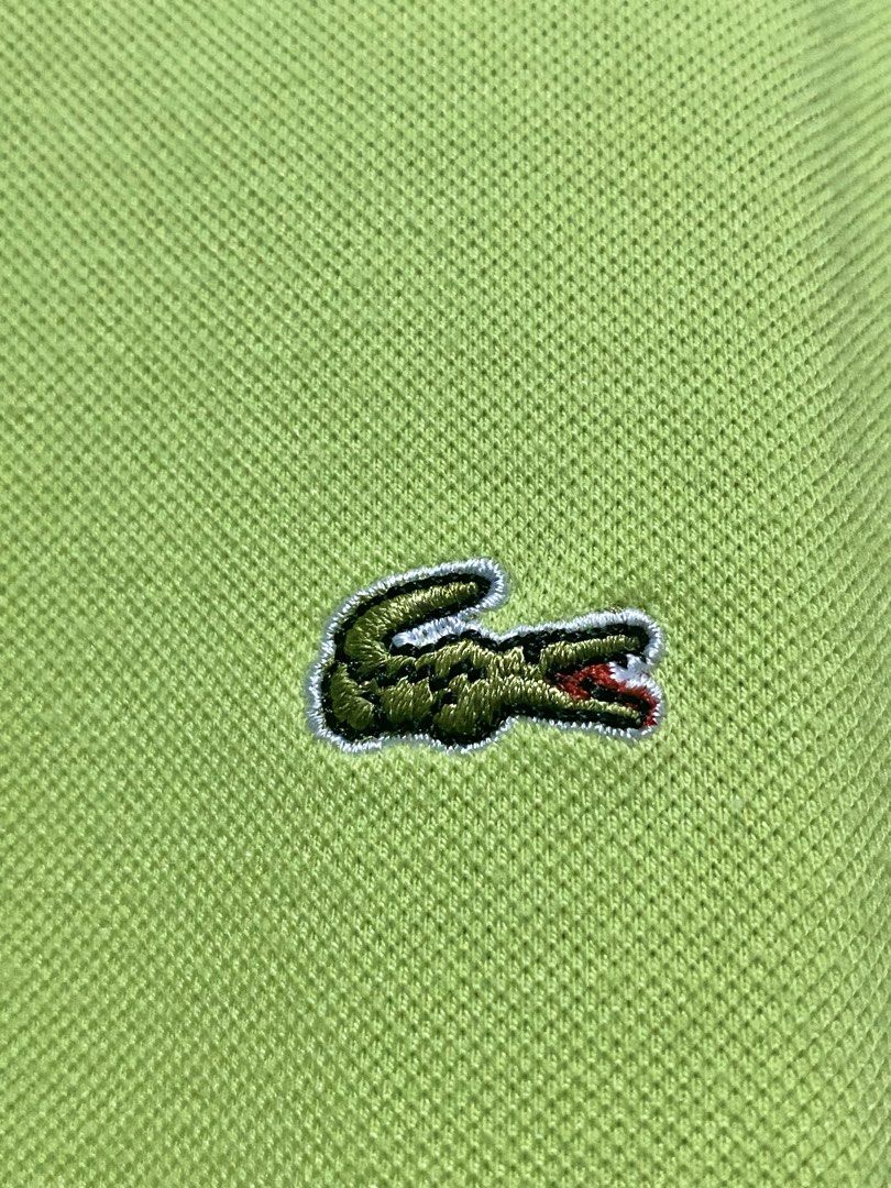 Lacoste Bright Green Collared Polo Shirt Golf Shirt Tennis Shirt (Category: Activewear) located in Quezon City. Submitted by madame_royale (Listing ID 1436484540, Image 3). Description: A cool colored shirt to pair with your white skirts or shorts. Best for sports or casual wear. Comfy cotton and wrinkle-free. Chest width > 19” inches flat > 38” Length > 24.5” inches.