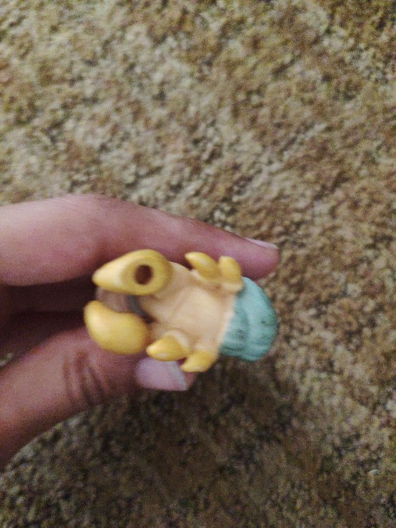 Littlest Pet Shop Hermit Crab Figure (Category: Designer & Blind Box Toys) located in Subic. Submitted by booley (Listing ID 1436474803, Image 3). Description: - Littlest Pet Shop hermit crab figure - Light tan body - Large black eyes - Light green shell .
