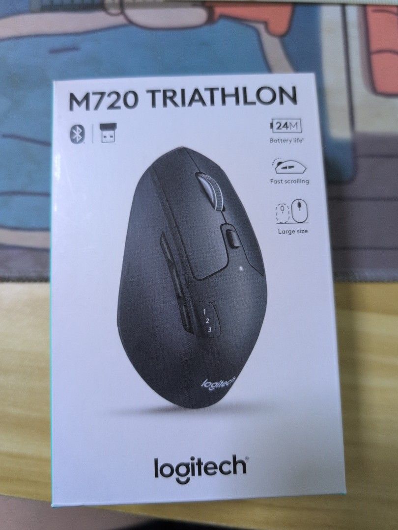 Logitech M720 Triathlon Wireless Mouse447335165068595200