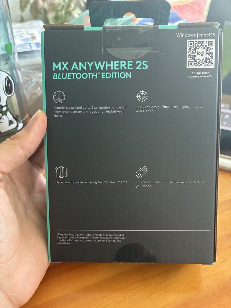 Logitech MX Anywhere 2S Bluetooth Wireless Mouse447475808019435521