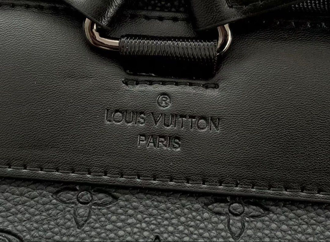 LV backpack (Category: Backpacks) located in Singapore. Submitted by lampwears (Listing ID 1436628839, Image 2). Description: Price suggests authenticity⚠️ Black LV bag for sale🎒 Brand new✅ Sealed in plastic👍 Pre-order📦 Message for more info! Tags: black lv backpack, louis vuitton backpack, lv backpack, designer backpack, luxury backpack, monogram backpack, leather backpack, travel backpack, streetwear backpack, luxury bag, lv bag, black desig