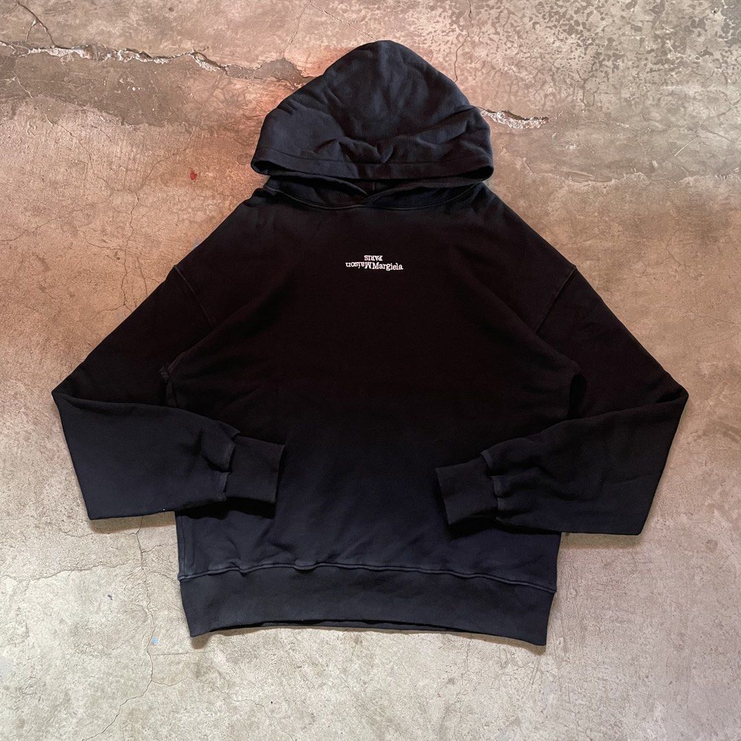Maison Margiela Upside Down Hoodie (Category: Coats, Jackets and Outerwear) located in Manila. Submitted by ukay_mnl (Listing ID 1436510904, Image 1). Description: large on tag 25x27 dimes .