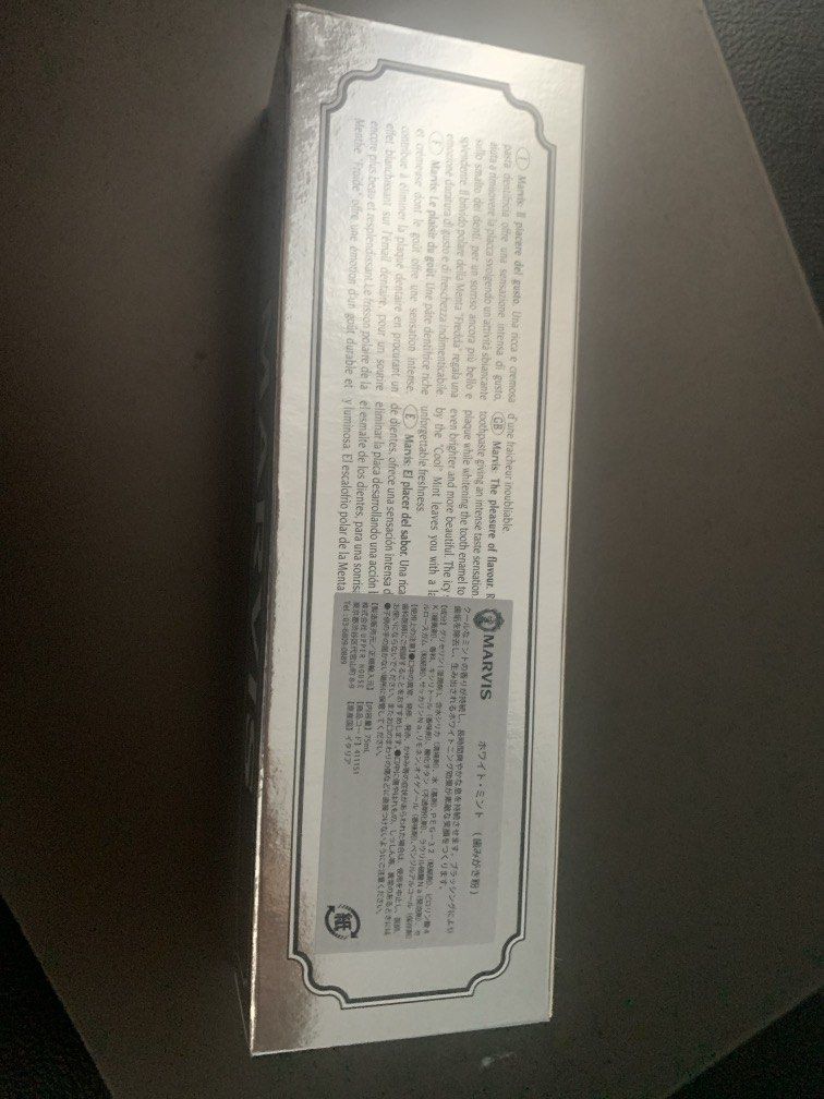 MARVIS WHITENING TOOTHPASTE (Category: Bath) located in Quezon City. Submitted by prelovedsaleitems (Listing ID 1436500237, Image 2). Description: .