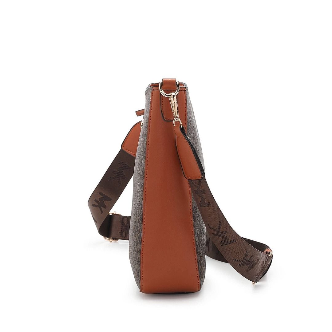 Top Grade Michael Kors Shoulder Bag (Category: Luxury Bags & Wallets) located in Cebu City. Submitted by hhatelier (Listing ID 1436527390, Image 3). Description: -BEST SELLER - Authentic Michael Kors shoulder bag - Brown and white MK pattern - Brown strap and trim - Gold-tone MK logo charm - Interior pocket - MK logo lining - w/ dust bag & receipt .