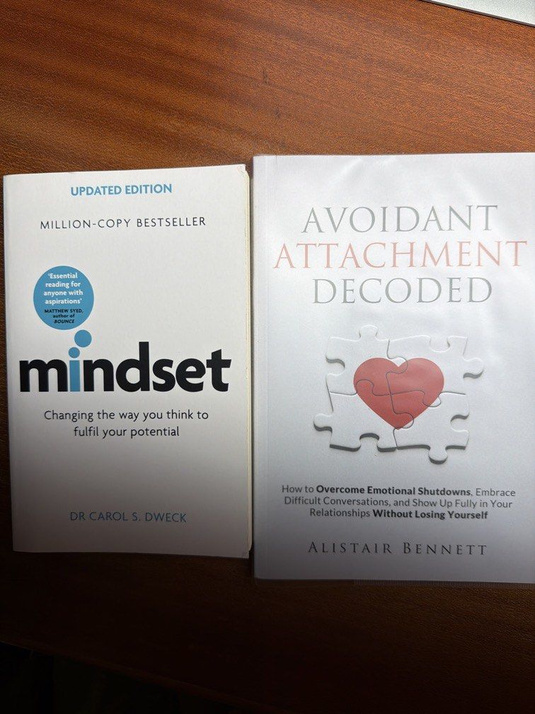 Mindset & avoidant attachment decoded （分類：小說及非小說）位於 Hong Kong。 由 iluvmarshmallow 提交（商品編號 1436599094，圖片 1）。簡介： 。