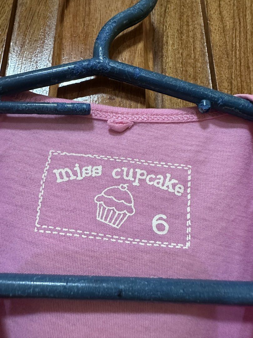 Miss cupcake shirt (Category: Babies & Kids Fashion) located in Quezon City. Submitted by iamjdl (Listing ID 1436576333, Image 2). Description: Like new Rarely used Size 6 sa tag but runs small Cutie.