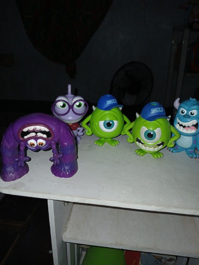 Monsters Inc. Toy Figures (Category: Figurines & Statues) located in Manila. Submitted by diczenestr94951 (Listing ID 1436563705, Image 2). Description: - Monsters Inc. toy figure set - Includes Sulley, Mike Wazowski, and other characters - Colorful plastic figures - Features different poses and designs - Perfect for fans and collectors.