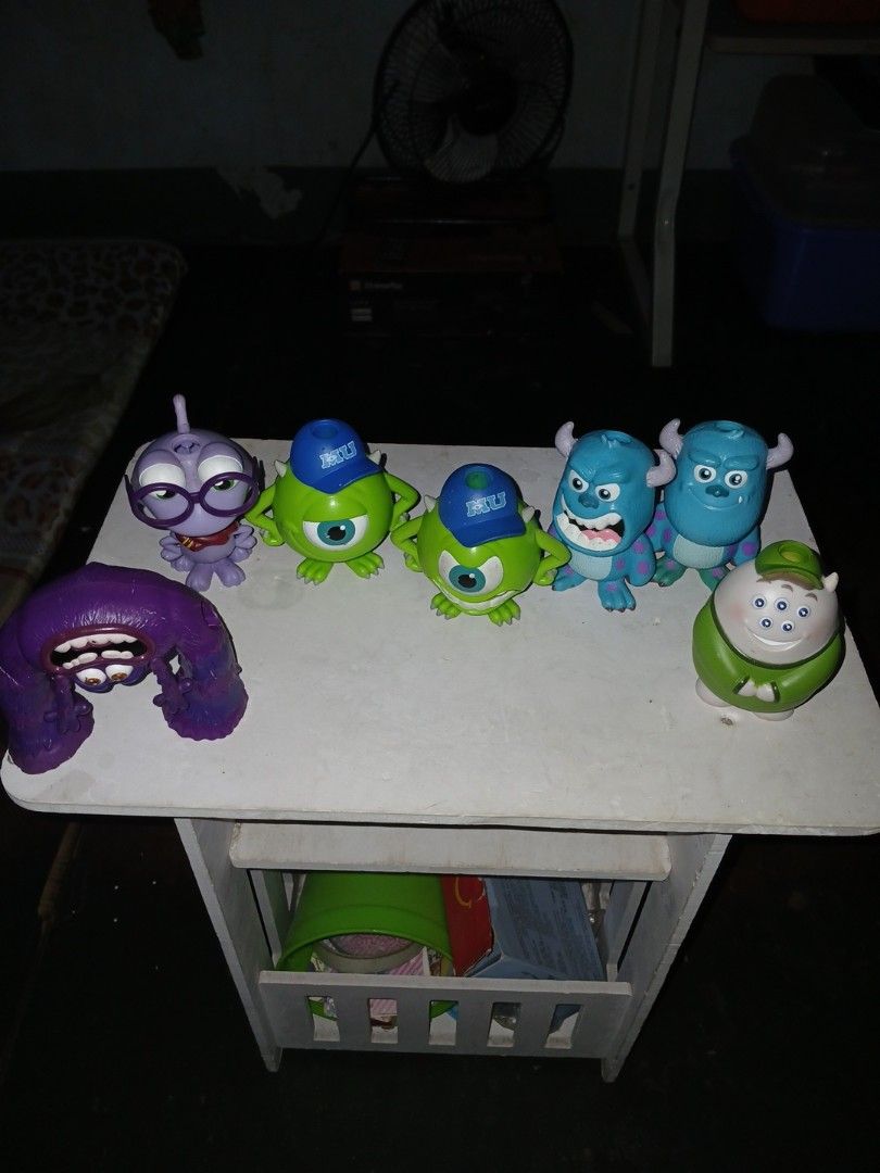 Monsters Inc. Toy Figures (Category: Figurines & Statues) located in Manila. Submitted by diczenestr94951 (Listing ID 1436563705, Image 1). Description: - Monsters Inc. toy figure set - Includes Sulley, Mike Wazowski, and other characters - Colorful plastic figures - Features different poses and designs - Perfect for fans and collectors.
