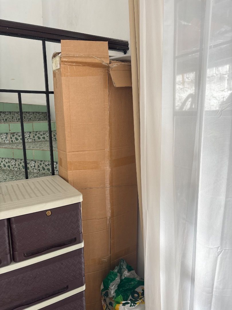 NEW! 4-Door Rattan Closet (Category: Shelves, Cabinets & Racks) located in Manila. Submitted by igishtofu (Listing ID 1433274907, Image 3). Description: I just bought this for my Dad but it did not fit his room. Still boxed and not yet assembled. Bought this just last month for 5k, only selling for 4.5k negotiable! .