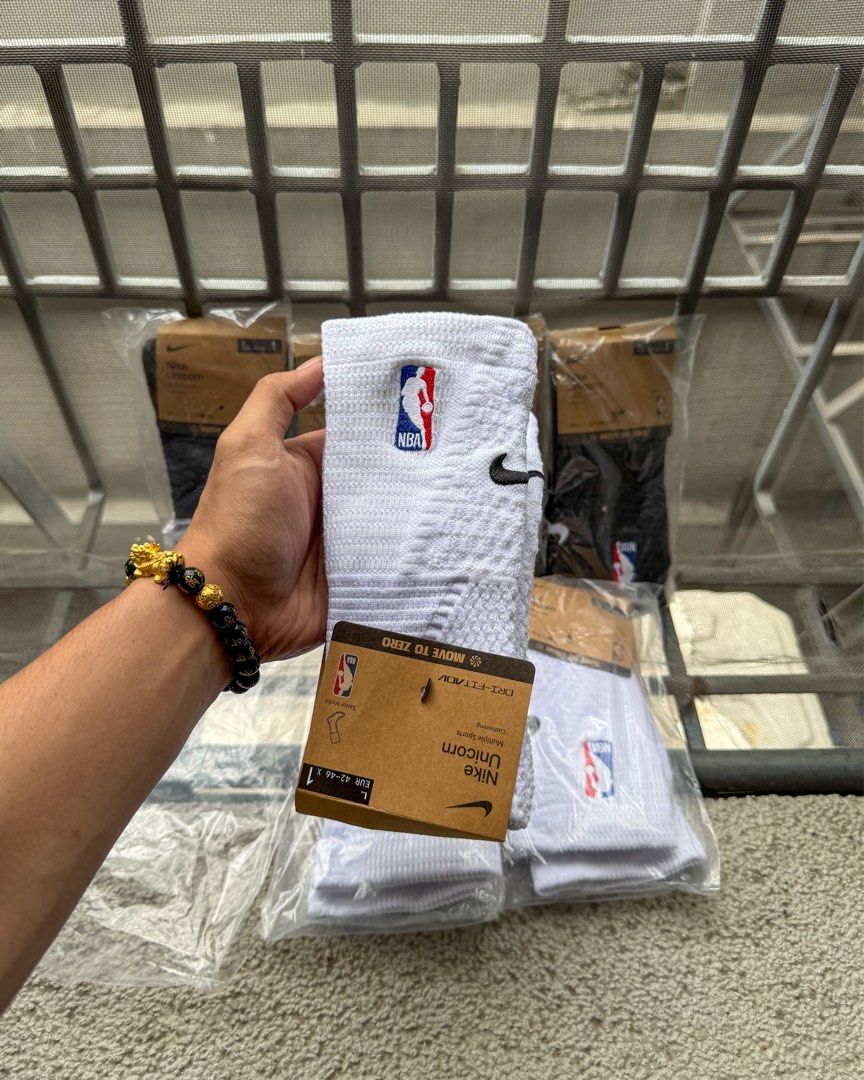 Nike Unicorn Crew Socks White Black Large (Category: Sneakers) located in Quezon City. Submitted by loydronquillo4-24197 (Listing ID 1436544924, Image 1). Description: 𝗡𝗘𝗪 𝗦𝗧𝗢𝗖𝗞𝗦 𝗔𝗥𝗥𝗜𝗩𝗔𝗟!🚨 NK Unicorn Crew Socks Cushioned White/Black ▪ 𝗟𝗜𝗠𝗜𝗧𝗘𝗗 𝗢𝗡-𝗛𝗔𝗡𝗗 𝗦𝗧𝗢𝗖𝗞𝗦!⚡️ ▪ Nationwide shipping available ▪ Standard Size: Large (42 - 46EU) NBA (White) L - ₱550 NBA (Black) L - ₱550 Actual photos posted!📸 𝗚𝗲𝘁 𝘄𝗵𝗮𝘁 𝘆𝗼