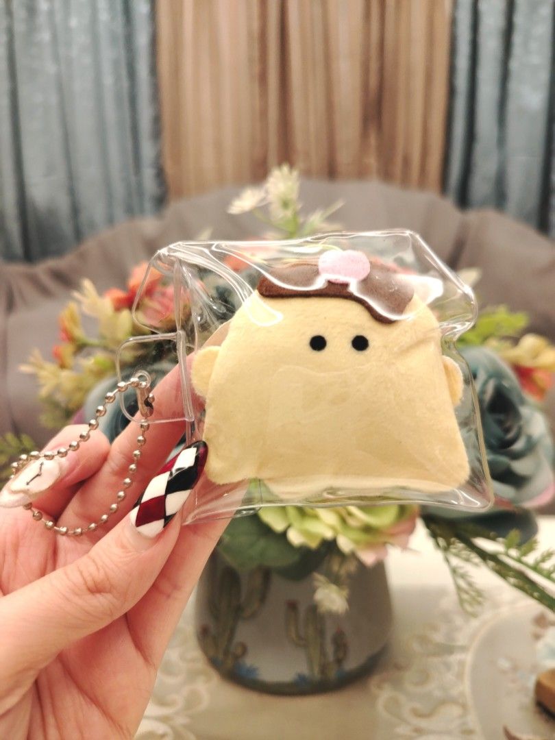 Obakene Pudding Plushie Keychain Charm with Clear Case (Category: Plushies & Soft Toys) located in San Fernando. Submitted by jpmarketplace2023 (Listing ID 1436577836, Image 1). Description: 💚 All items are authentic from Japan. 💛 MOP: GCash (❌️ GCash Protect) 🩵 MOD: LBC only (❌️ S. Checkout, COD, COP) 💙 Meet-up: Vista Mall, San Fernando, Pampanga 💜 All items are on-hand. 🧡 First to pay gets the item first. ❤️ Breakable items are packed wit