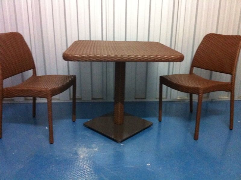 Outside Table sets (Category: Tables & Sets) located in Singapore. Submitted by zhangyy543 (Listing ID 1436487294, Image 1). Description: Two sets outdoor table set, Table 80*80cm, good condition. One table with two chairs, $80 each set Free delivery to lift level room only pls sms to 91715126.