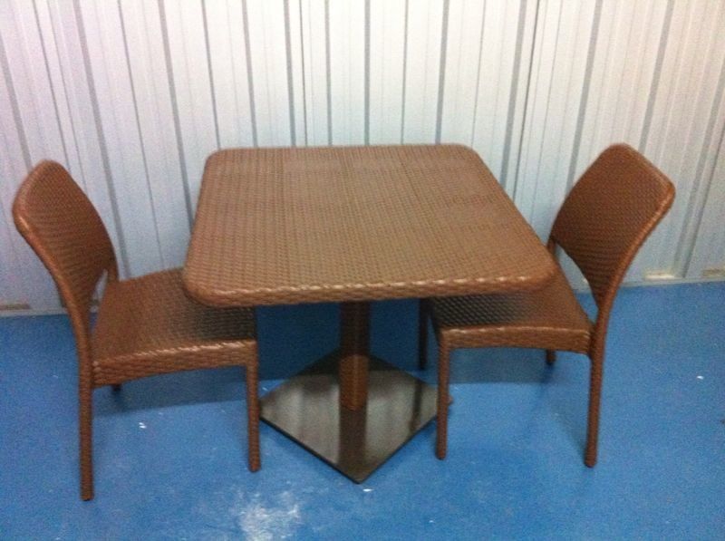 Outside Table sets (Category: Tables & Sets) located in Singapore. Submitted by zhangyy543 (Listing ID 1436487294, Image 2). Description: Two sets outdoor table set, Table 80*80cm, good condition. One table with two chairs, $80 each set Free delivery to lift level room only pls sms to 91715126.