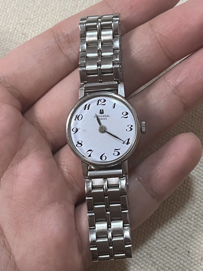 [Overhauled] Universal Geneve Cal. 1-42 (Category: Luxury Watches) located in Quezon City. Submitted by calypso__ (Listing ID 1436495127, Image 1). Description: - Overhauled last Feb 2026 in TimeMedics Don Antonio Quezon City - Beautiful arabic numbered minimalist dial - Features the 1-42 in-house movement (similar to Omega’s) - With 100% authentic Omega bracelet.