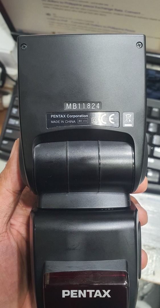 PENTAX AF-540 fgz (Category: Cameras) located in Paranaque City. Submitted by urbangiz_amb (Listing ID 1436561642, Image 2). Description: The Pentax AF-540 FGZ is a high-power, hot-shoe mounted TTL flash designed for Pentax digital SLR cameras, featuring a guide number of 54 (\(m\) at ISO 100/85mm). It supports P-TTL auto, wireless TTL, and manual modes, with a 24-85mm motorized zoom range, powered by four AA batteries Key Specifications *Guide N