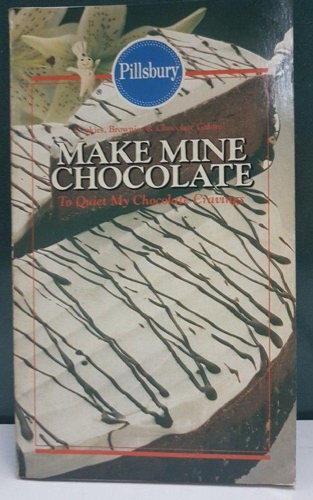Pillsbury Make Mine Chocolate Preloved Book (Category: Homemade Bakes) located in Quezon City. Submitted by whizdepot (Listing ID 1436480979, Image 1). Description: Publication: The collection was published by The Pillsbury Company in 1993. Set Composition: The boxed set includes four separate paperback volumes focusing on cookies, brownies, and chocolate recipes..
