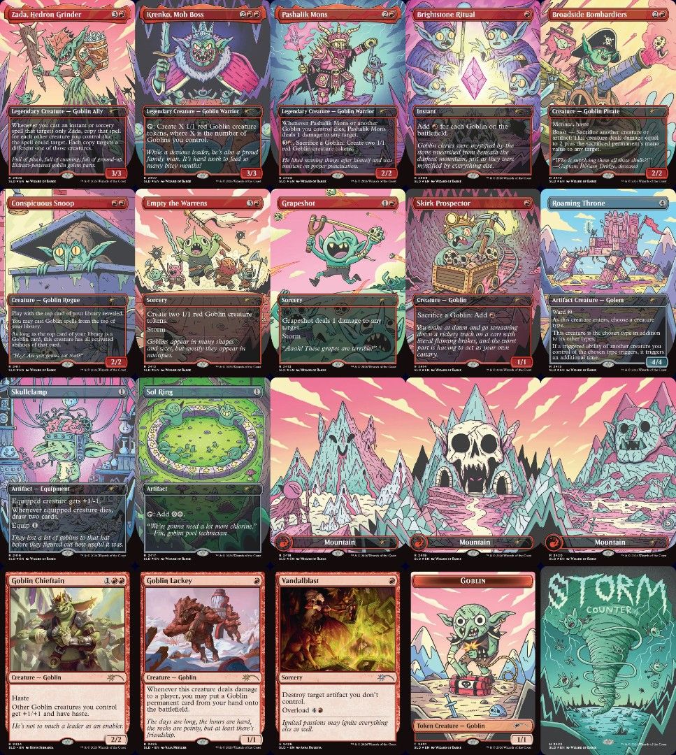 PREORDER/HTB Secret Lair Commander Deck: Goblin Storm, Toys
