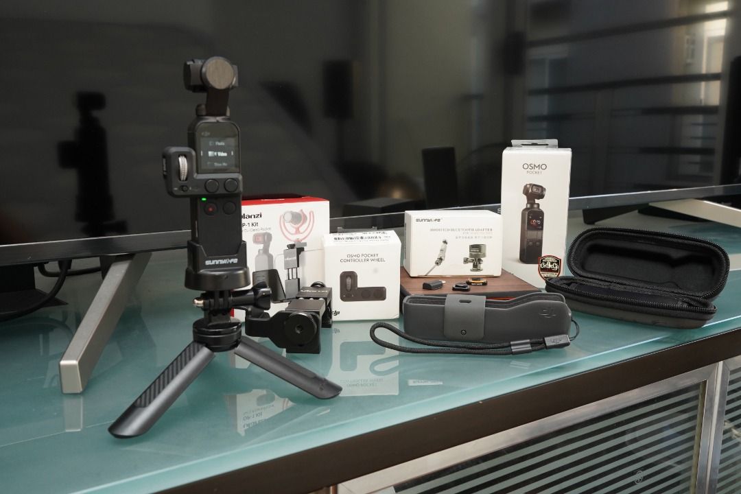 [PRISTINE] DJI Osmo Pocket V1 – Complete Set + Premium Accessories (Like New) (Category: Cameras) located in Quezon City. Submitted by ken_kho (Listing ID 1436642437, Image 2). Description: Selling my personal DJI Osmo Pocket V1 in true brand-new condition. This was used only twice for one trip and has been kept in storage ever since. If you are a meticulous buyer (maselan), this is the unit for you. Condition: 9.9/10 Aesthetics: Protected with a