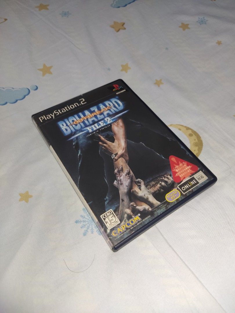 PS2 Biohazard Resident Evil Outbreak File 2 NTSC-JPN (UPDATED) (Category: PlayStation) located in Manila. Submitted by jackieee_petra (Listing ID 1430797808, Image 1). Description: Ps2 biohazard outbreak file 2 (Resident evil outbreak file 2) japan version game for sale/swap/trade UPDATED AS IF MAY 2026 FULLY DEEP CLEANED FOR WHAT YOU SEE IS THEIR PEAK CONDITION, DO NOT REPEAT SAME PROCESS TO AVOID FURTHER DAMAGE, THIS GAME IS KEPT IN PLASTIC SEA