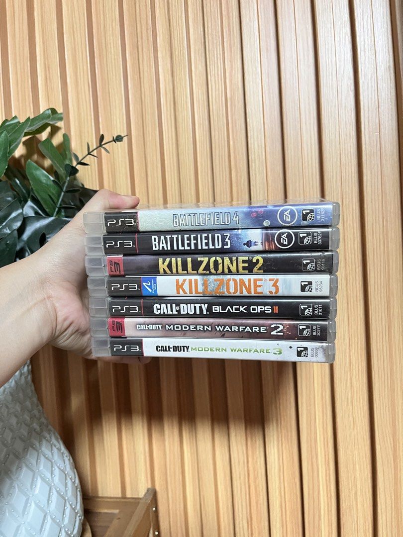 PS3 Games Bundle (Category: PlayStation) located in Manila. Submitted by tinay_02 (Listing ID 1436502146, Image 3). Description: Bundle of PS3 games including titles like God of War, Demon's Souls, Crysis 2, Homefront, and more. Also includes Assassin's Creed, Uncharted, Battlefield, and Call of Duty games. All games are in their original cases and Without scratch. Price range from 300-1000.