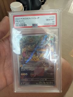 PSA 10 2023 Pokemon Japanese Sv2A-Pokemon 151 173 Art Rare/Pikachu