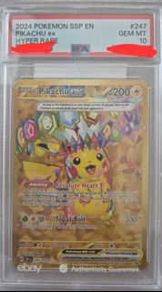 PSA 9 Pikachu Ex 20th Anniversary, Hobbies & Toys, Toys & Games on