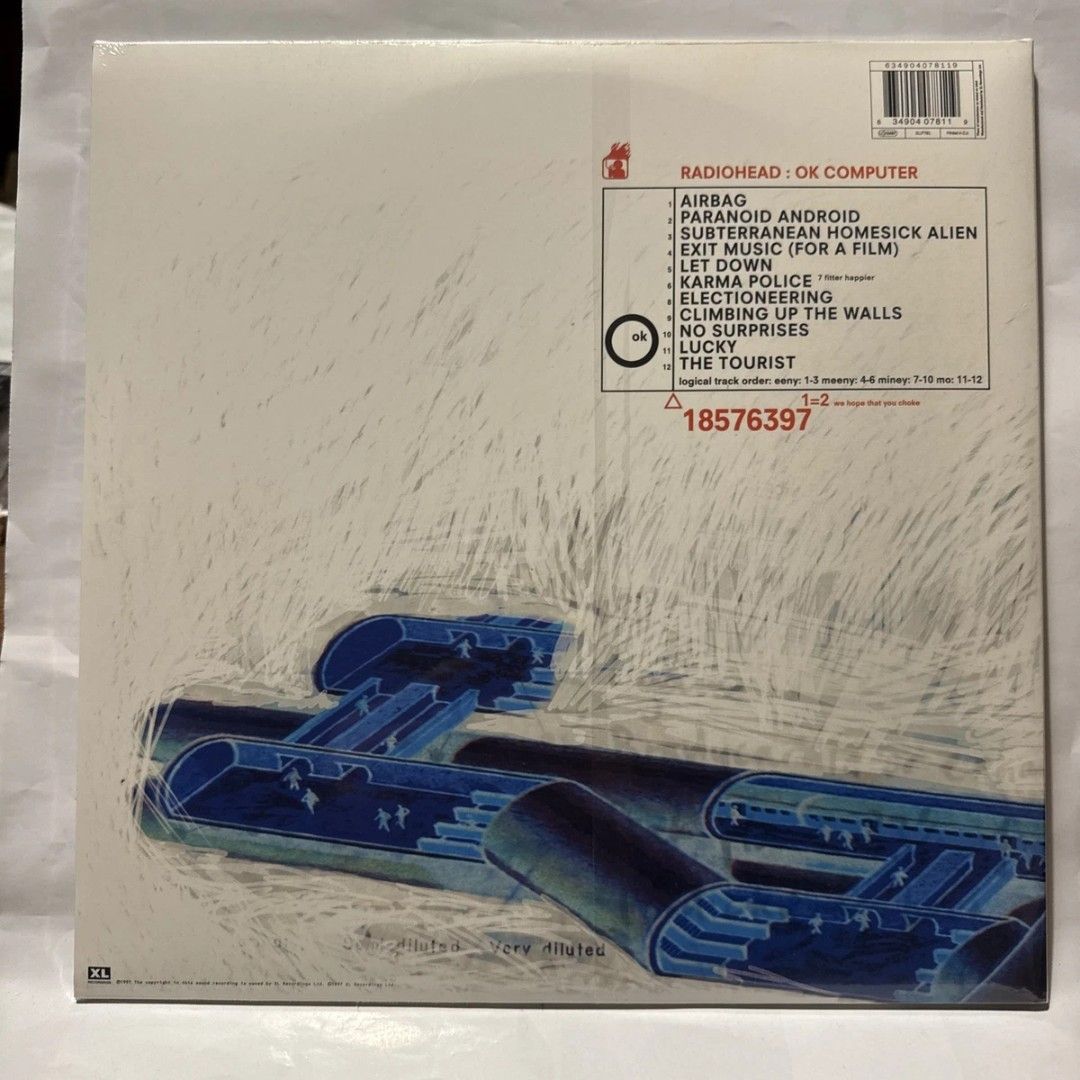 RADIOHEAD - OK COMPUTER (Category: Vinyls) located in Manila. Submitted by jhenaloymerchandise (Listing ID 1436506603, Image 2). Description: RADIOHEAD - OK COMPUTER - brand New sealed made in UK 2 LP = ₱5,500.
