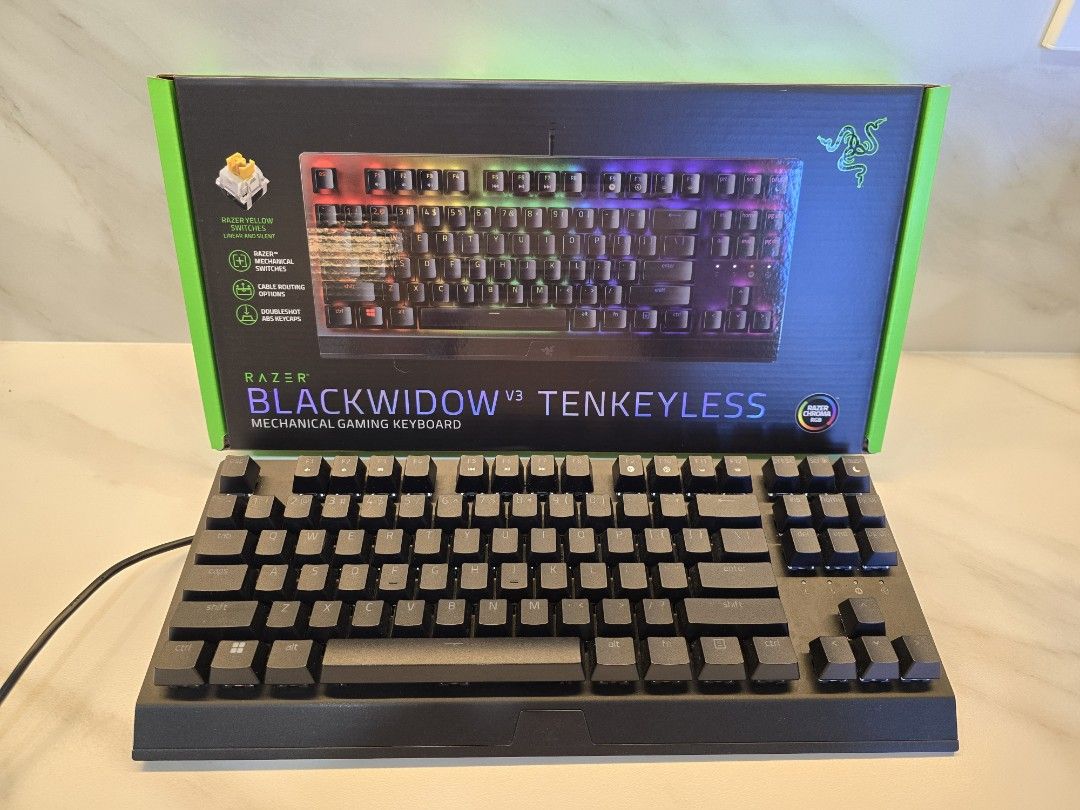Razer Blackwidow V3 Tenkeyless Mechanical Gaming Keyboard447443047809689600