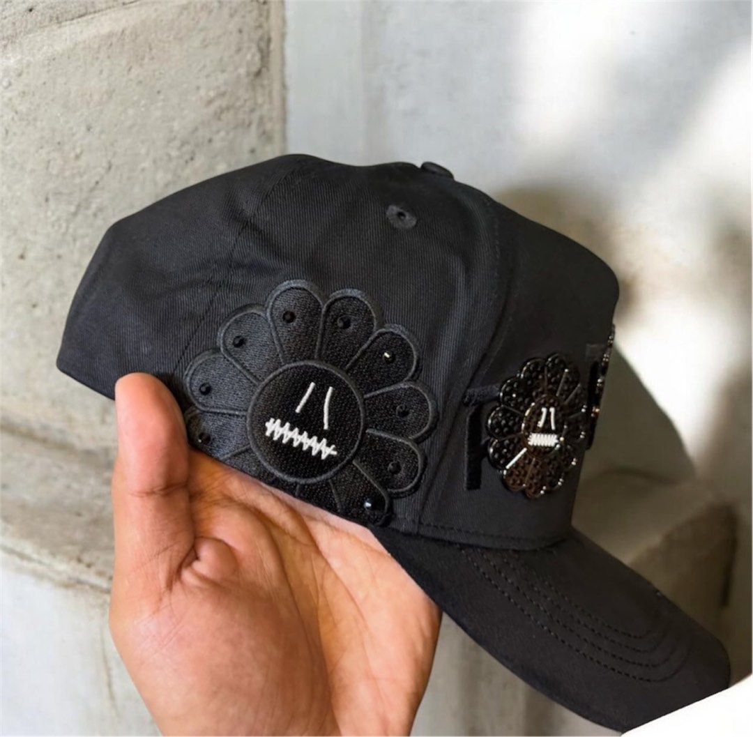 RICO HATS X MURAKAMI EMBROIDERED CAP (Category: Caps & Hats) located in Manila. Submitted by scarlett_hope (Listing ID 1436634564, Image 2). Description: 1 SIZE FITS ALL CONDITION: BNEW MOP: GCASH (PAYMENT FIRST) COURIER: J&T OR LALAMOVE 📍MANILA.